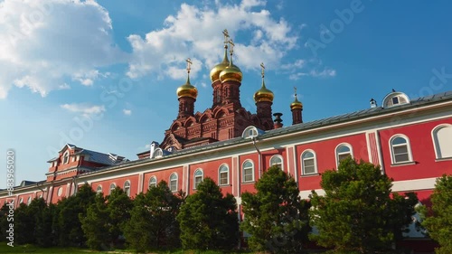 Church of St. Michael the Archangel. Gethsemane Chernigov Skit is courtyard of Holy Trinity St. Sergius Lavra, stavropegic monastery of Russian Orthodox Church. Sergiev Posad, Moscow Region, Russia.