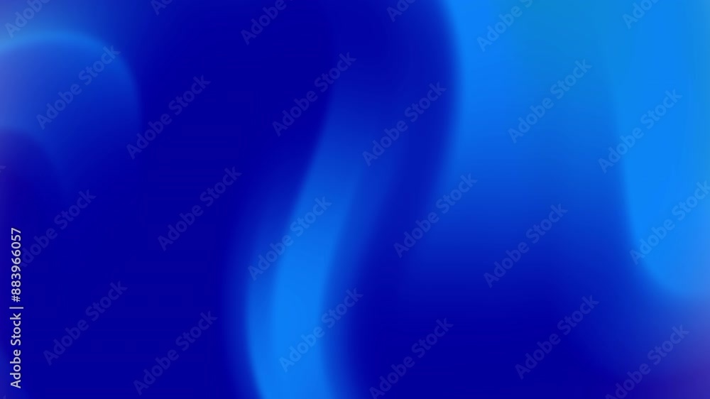 Animated Blurred shades of blue background. Suitable for abstract designs, website backgrounds, digital art projects, and calming imagery concepts.