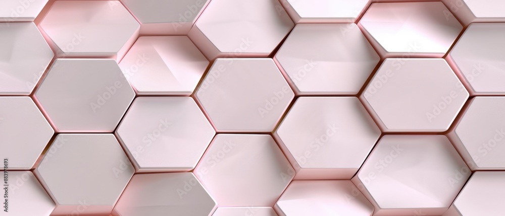 seamless pattern, Elegant seamless hexagon pattern with a modern, minimalist aesthetic in soft pink and white tones, perfect for backgrounds and designs. seamless pattern, Elegant seamless hexagon pattern with a modern, minimalist aesthetic in soft pink and white tones, perfect for backgrounds and designs.