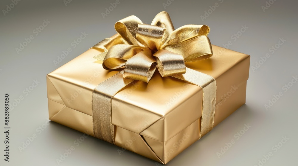 The gold gift box The gold gift box