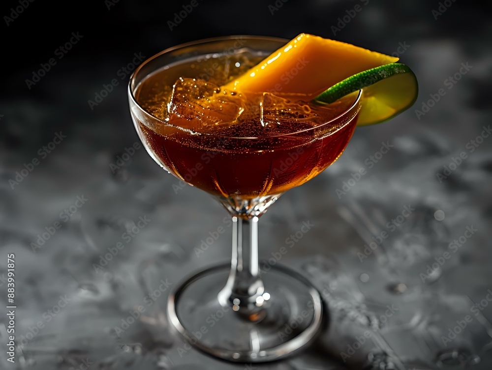 Delightful Presentation in a Coupe Glassware Delightful Presentation in a Coupe Glassware