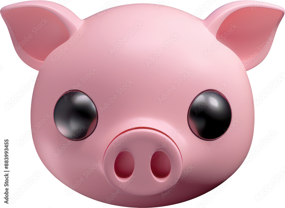 Pig emoji 3D piglet sticker transparent background PNG clipart Pig emoji 3D piglet sticker transparent background PNG clipart