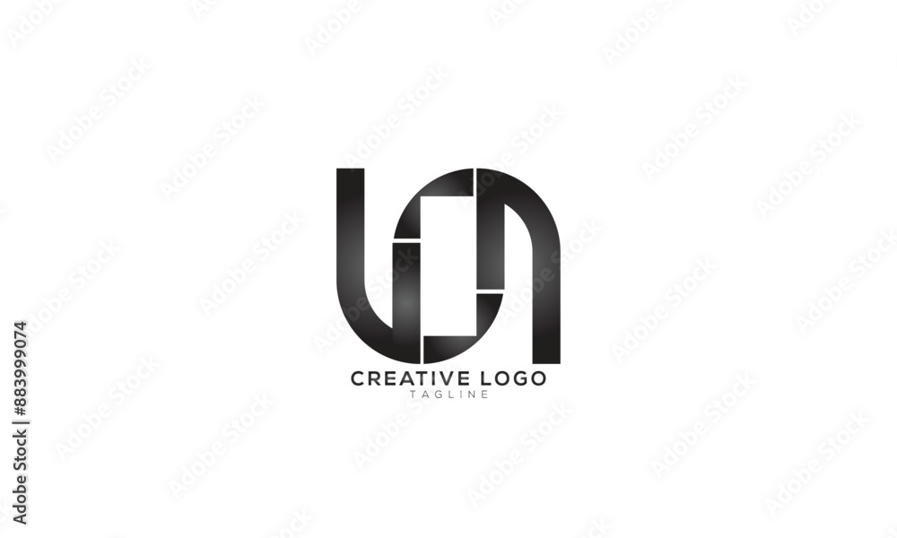 UN UON Abstract initial monogram letter alphabet logo design UN UON Abstract initial monogram letter alphabet logo design