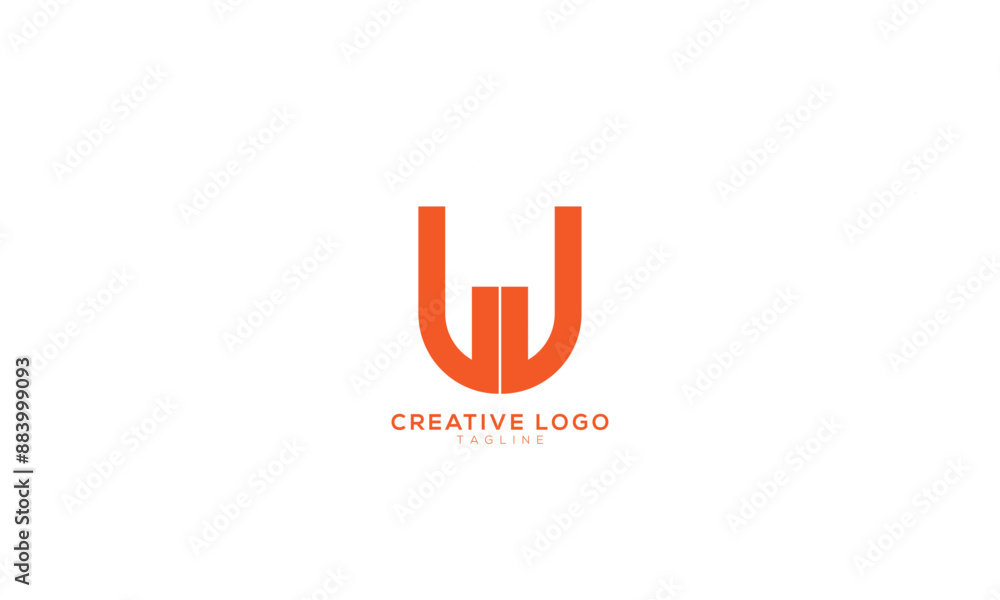 JJ WJ JW Abstract initial monogram letter alphabet logo design JJ WJ JW Abstract initial monogram letter alphabet logo design