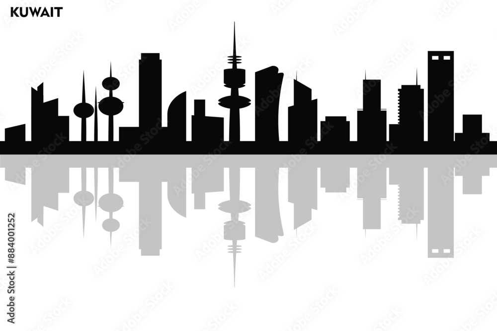 Obraz premium Kuwait buildings skylines