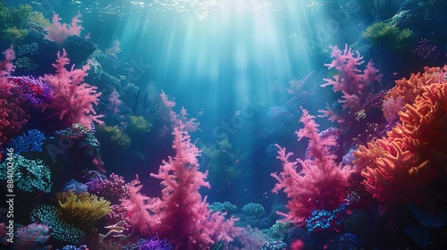 Coral reef underwater wallpaper photo