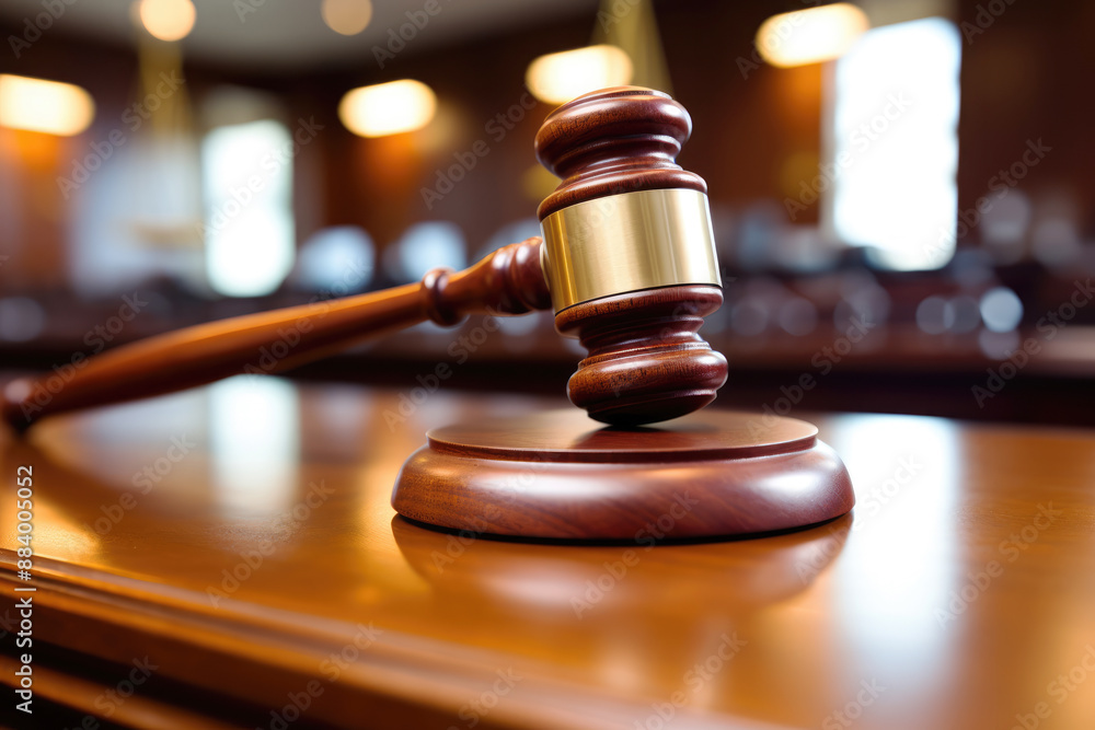 generated Illustration Judgment gavel hammer in court courtroom generated Illustration Judgment gavel hammer in court courtroom