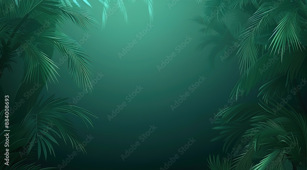 green palm tree green palm tree