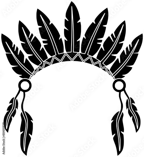 indian illustration ethnic silhouette ornament logo traditional icon american outline native ornament aztec mexican tent  tribal tribal america culture shape culture clothing heritage for vector