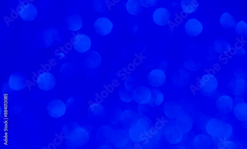 Background abstract blue bokeh sparkle winter texture pattern design, blur circle snow dark glowing wallpaper card festive happy new year and christmas, template technology business finance.