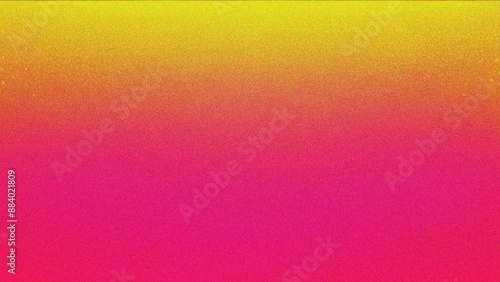 Yellow pink noisy color gradient banner, dark textured  poster header cover backdrop design