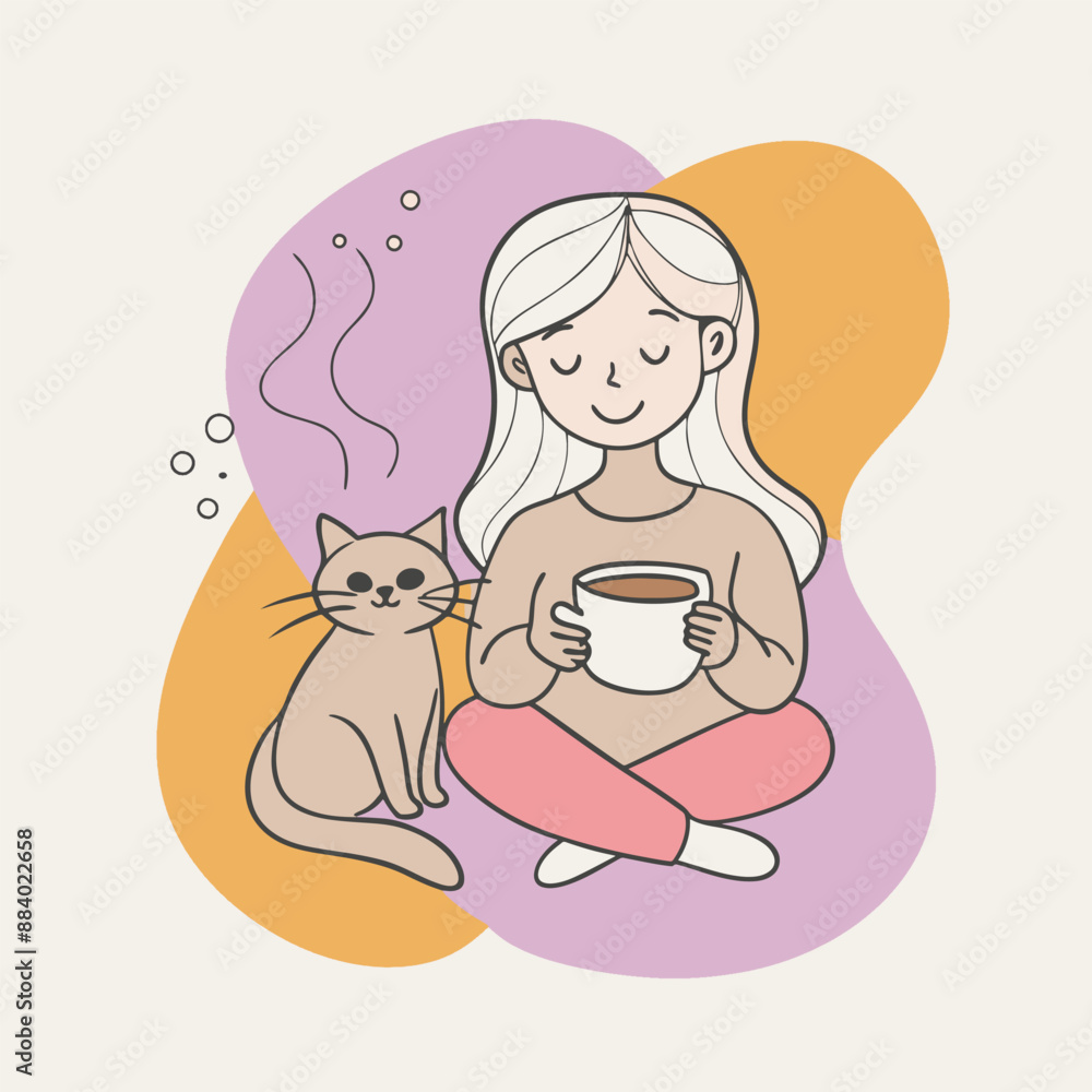 Girl vector illustration design and art. Girl vector illustration design and art.