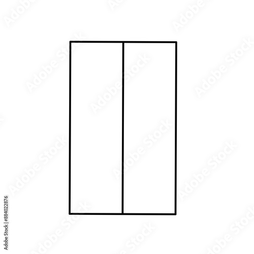 Simple stylized data table layout template