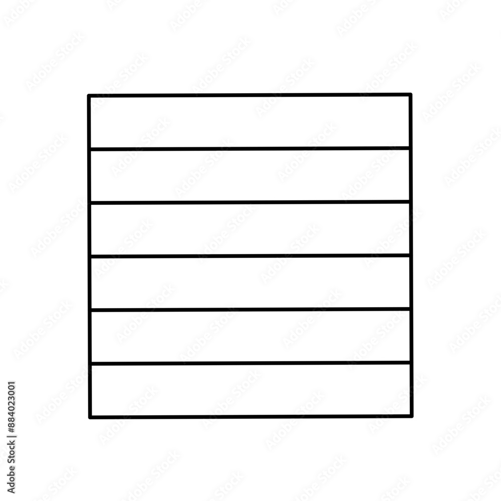 Simple stylized data table layout template Simple stylized data table layout template