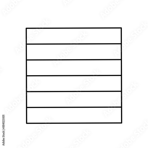 Simple stylized data table layout template