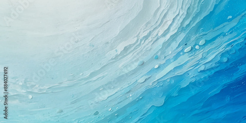 Vector watercolor ocean wave line blue and white background. Ocean sea art with natural template. Seamless soft blue ocean pattern wave water background.