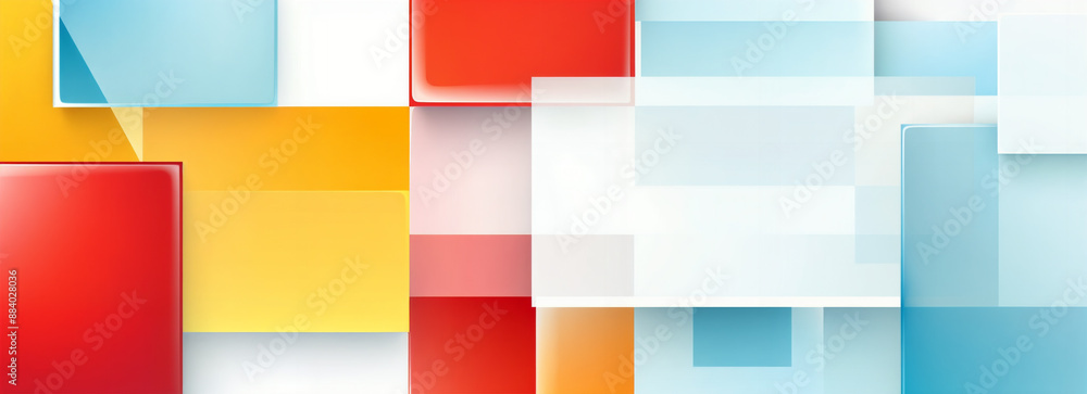 a colorful background with squares and rectangles in different colors of red, yellow, blue, and white a colorful background with squares and rectangles in different colors of red, yellow, blue, and white