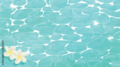 水面の背景フレーム