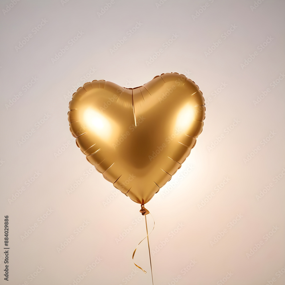 Gold heart balloon wedding and other celebration time