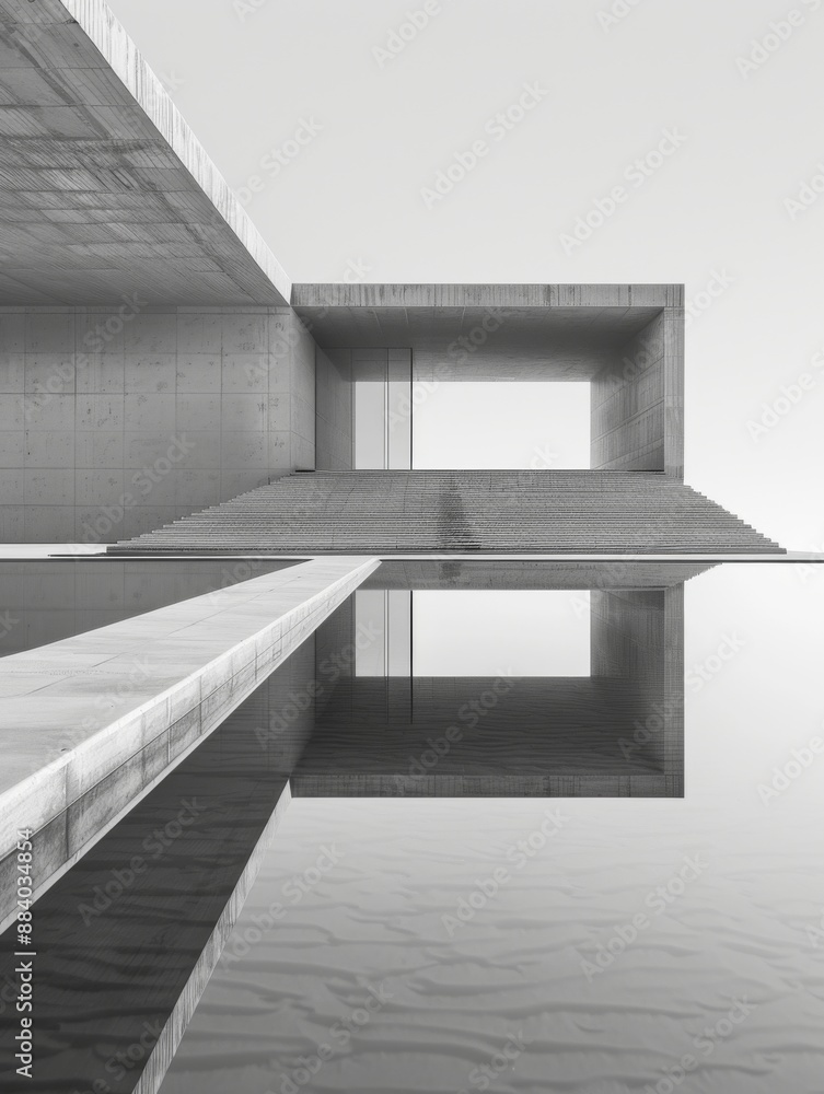 Advanced modernist architectural style, villa venues full of design style, architectural photography of light and shadow Advanced modernist architectural style, villa venues full of design style, architectural photography of light and shadow