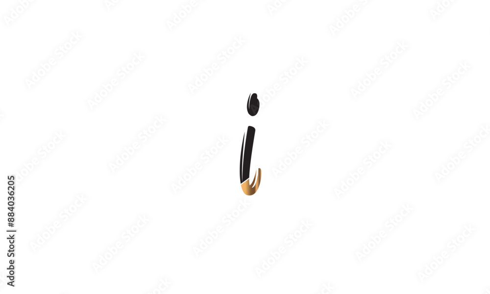 I, II, I Abstract Letters Logo Monogram	