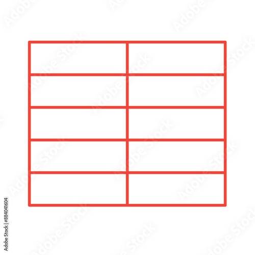 A versatile table layout template with a nice minimalist design