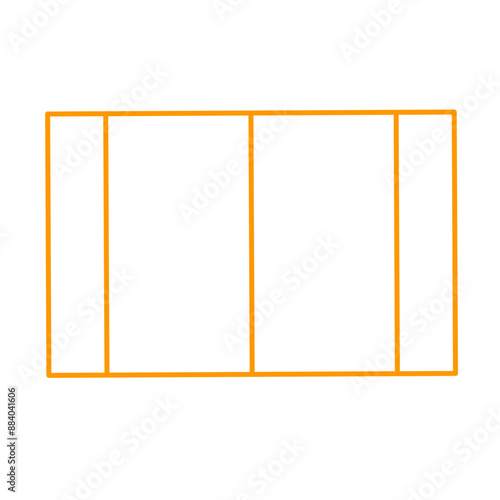 Simple stylized data table layout template