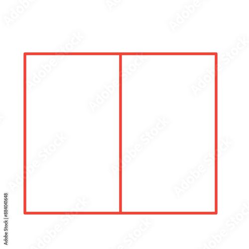 Simple stylized data table layout template