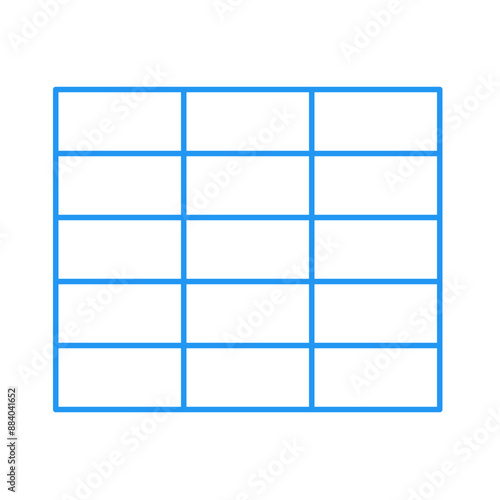 A versatile table layout template with a nice minimalist design