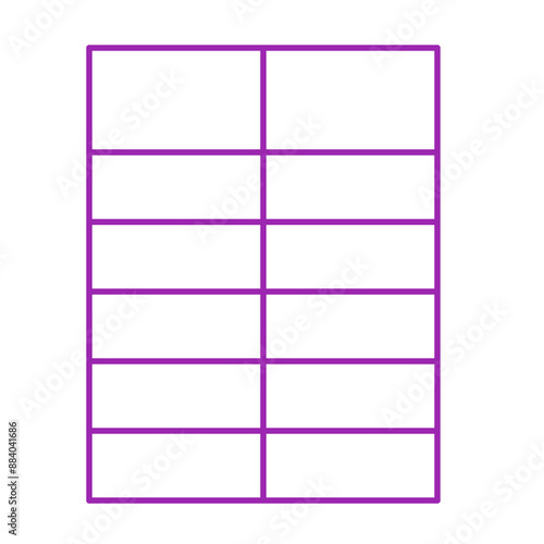 A versatile table layout template with a nice minimalist design