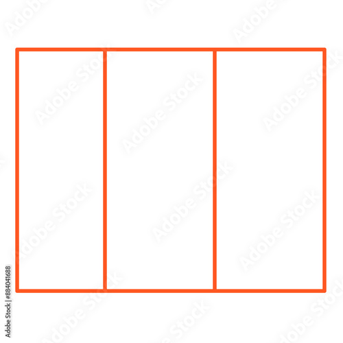 Simple stylized data table layout template