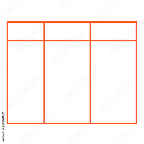 A versatile table layout template with a nice minimalist design