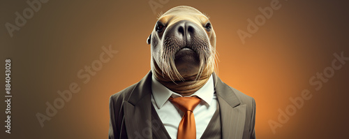 Walrus In A Suit © iwaart