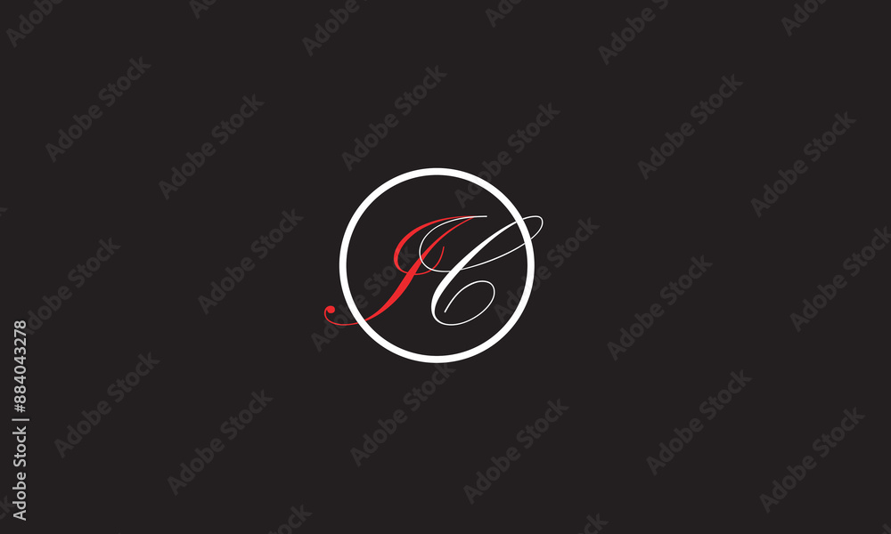 IC, CI, C, I Abstract Letters Logo Monogram IC, CI, C, I Abstract Letters Logo Monogram