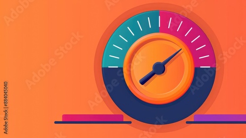 Free Download Creative illustration of credit scores with a gauge and different rating levels - GFXLoad