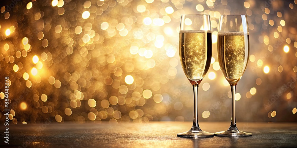 Elegant background with chilled champagne in glasses, celebration, luxury, alcohol, bubbles, festive, drink, crystal, party Elegant background with chilled champagne in glasses, celebration, luxury, alcohol, bubbles, festive, drink, crystal, party