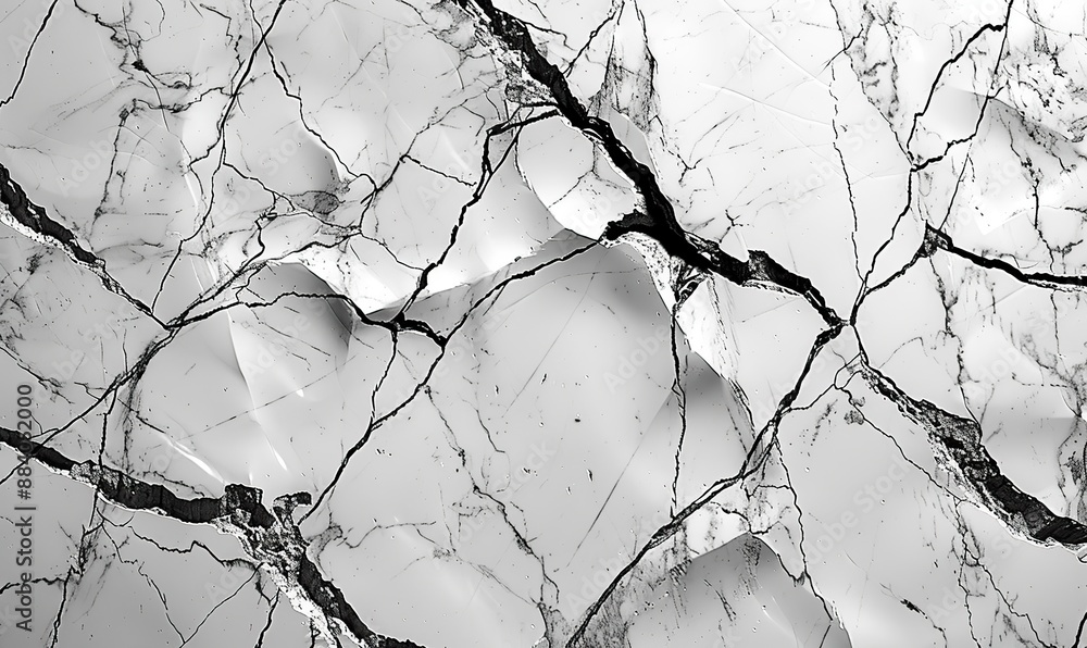 Fototapeta premium Natural white marble texture with minimal patterns creates a stunning backdrop.