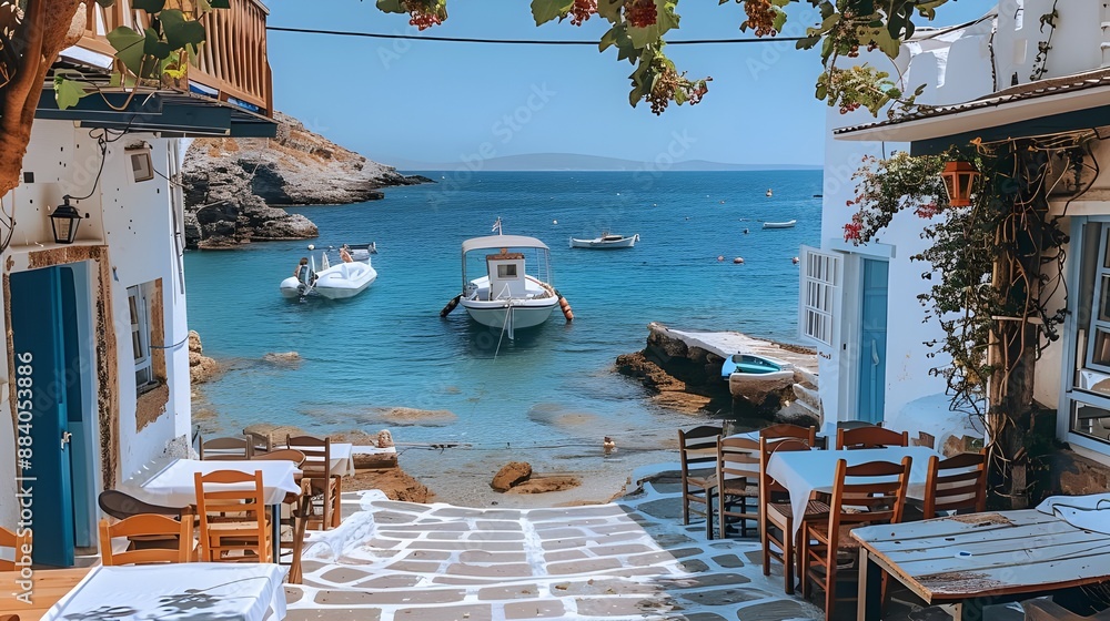 Obraz premium summer Greece at daylight