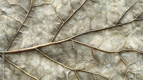 Intricate close-up of leaf veins, adding a natural and detailed pattern for a variety of uses. 