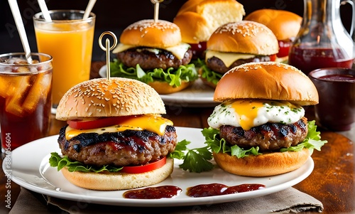 Flavourful Flames Charbroiled Burger Masterpieces photo