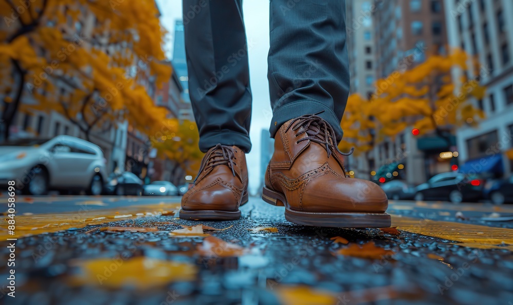 With a determined stride, the young businessman walked confidently through the bustling city streets, his feet carrying him swiftly to his destination. With a determined stride, the young businessman walked confidently through the bustling city streets, his feet carrying him swiftly to his destination.
