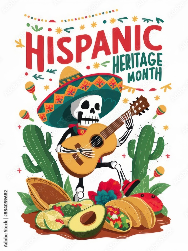 Fototapeta premium hispanic heritage month