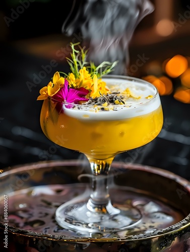 Sweet and Tart Balance of Flavors in Matacuy Sour Cocktail photo