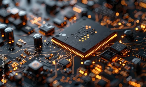 The motherboard features an artificial intelligence-powered microchip AI processor.