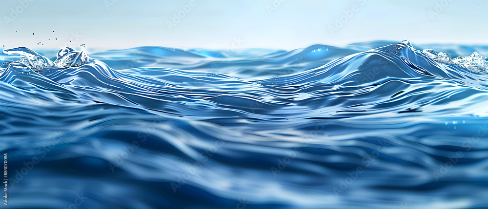 blue background with a super simple wave pattern, radiating calm and relaxation blue background with a super simple wave pattern, radiating calm and relaxation