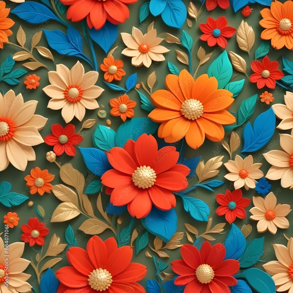 seamless floral pattern seamless floral pattern
