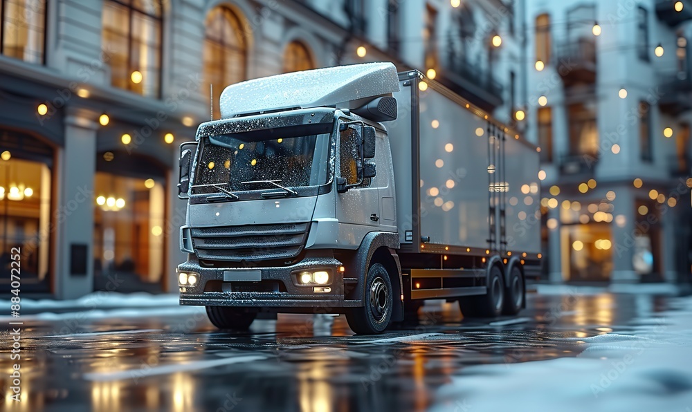 The concept of a delivery truck is to make deliveries more efficient. The concept of a delivery truck is to make deliveries more efficient.