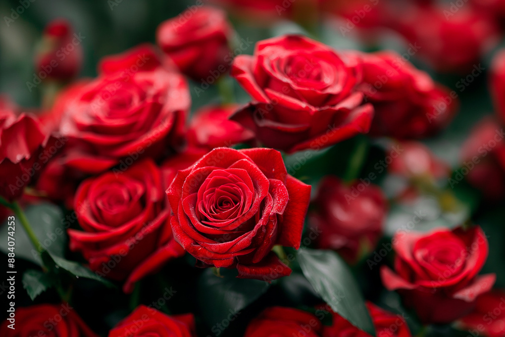 beautiful red rose flower in full frame background beautiful red rose flower in full frame background