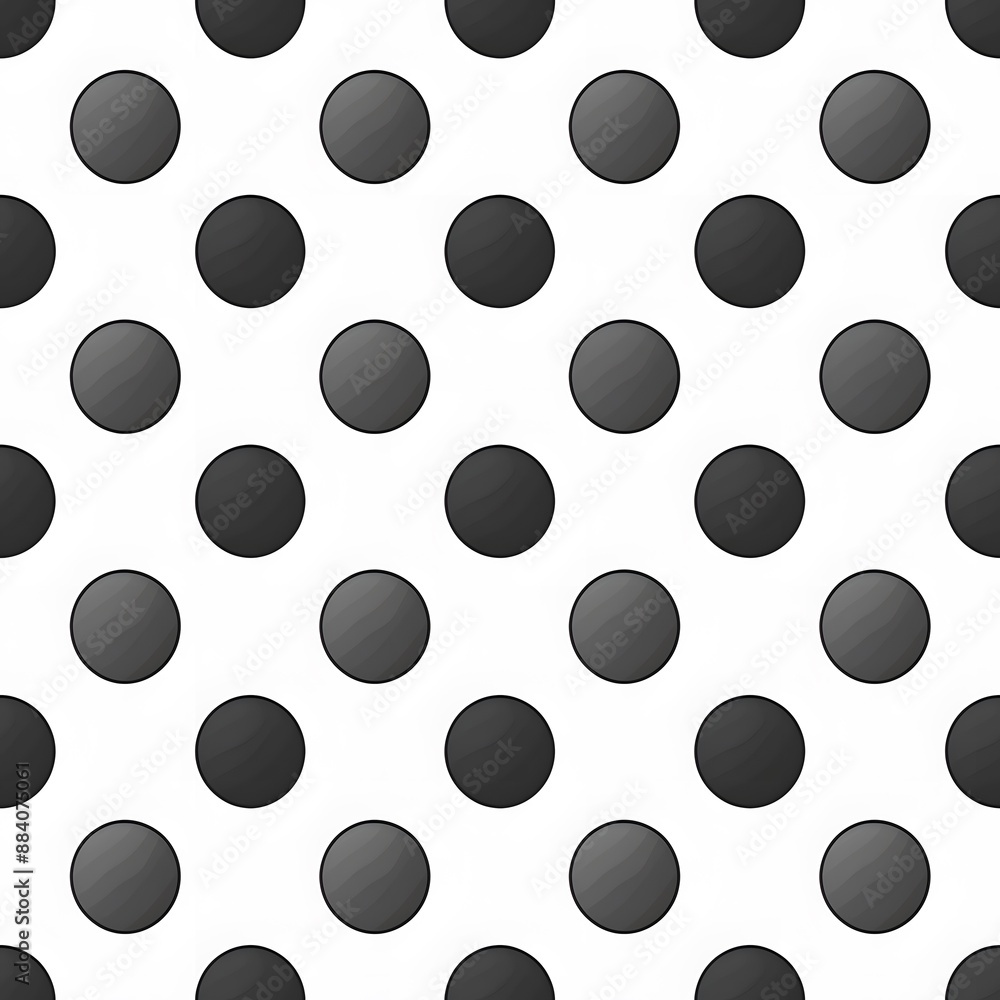 A black and white pattern of polka dots A black and white pattern of polka dots