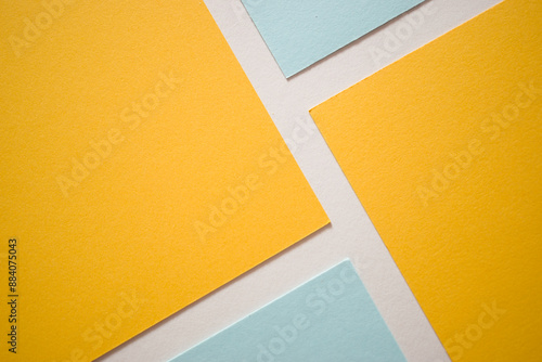 Light yellow and blue divided background